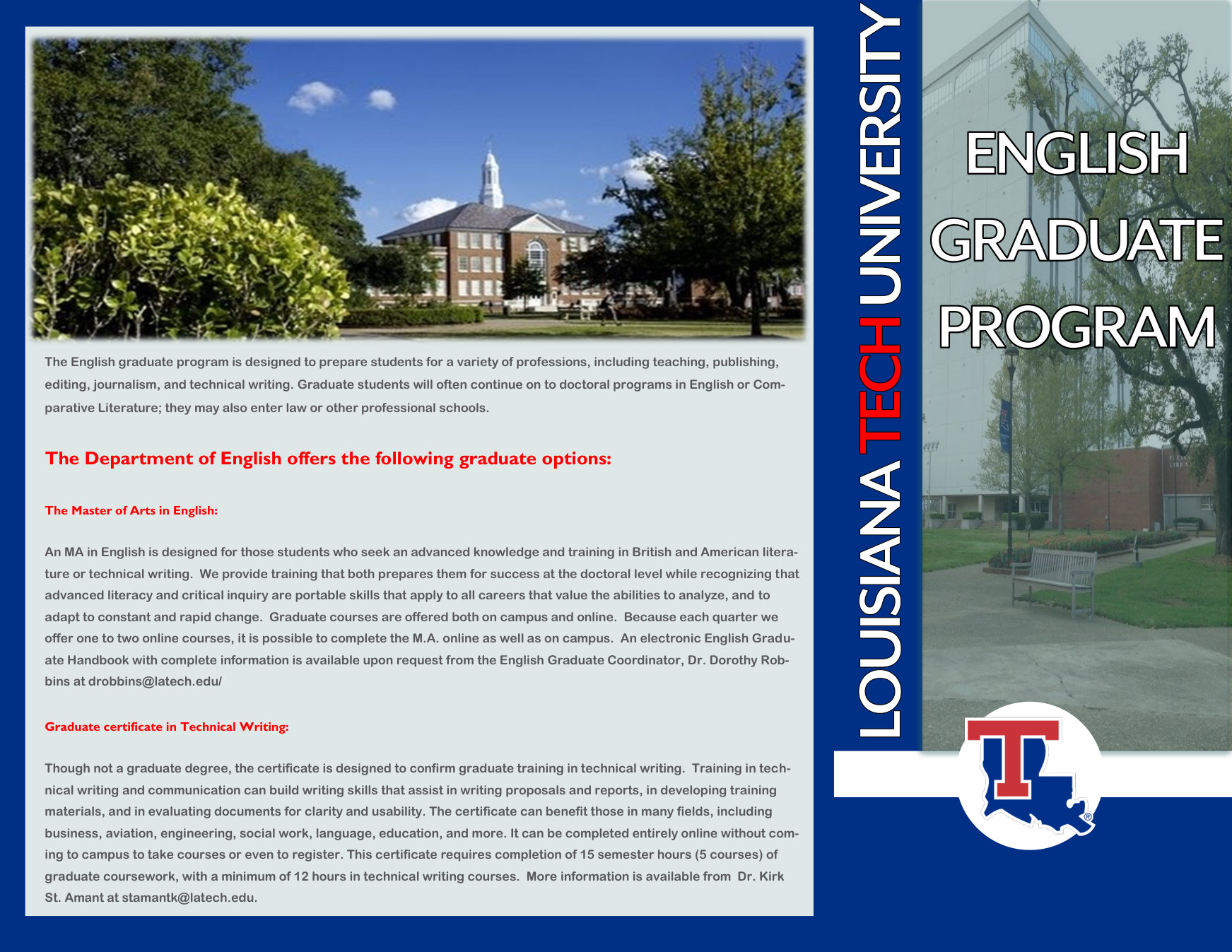 Louisiana Tech English Program Brochure